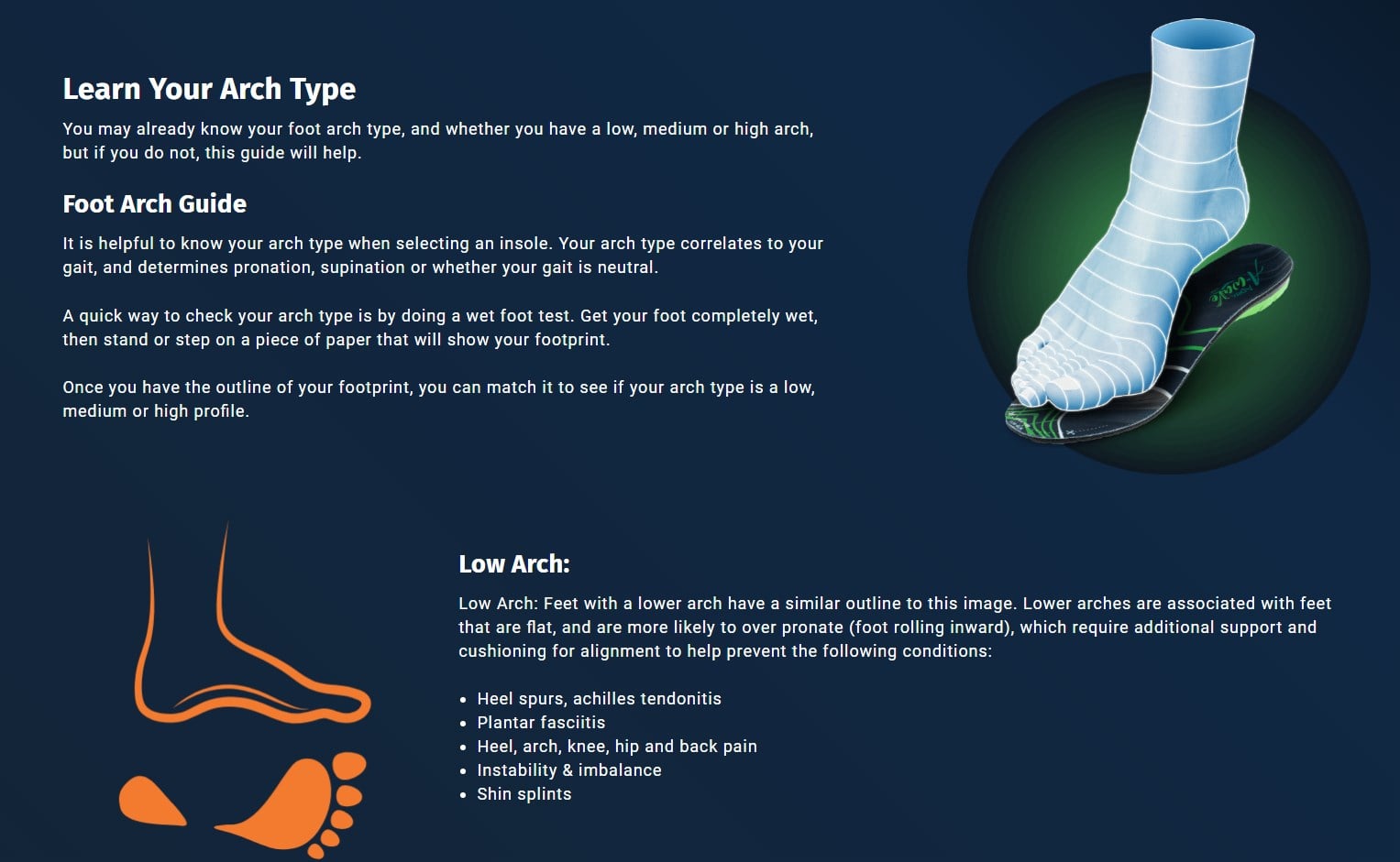Apex A-Wave Orthotics Flex: Orange Firm: Green X-Firm: Purple