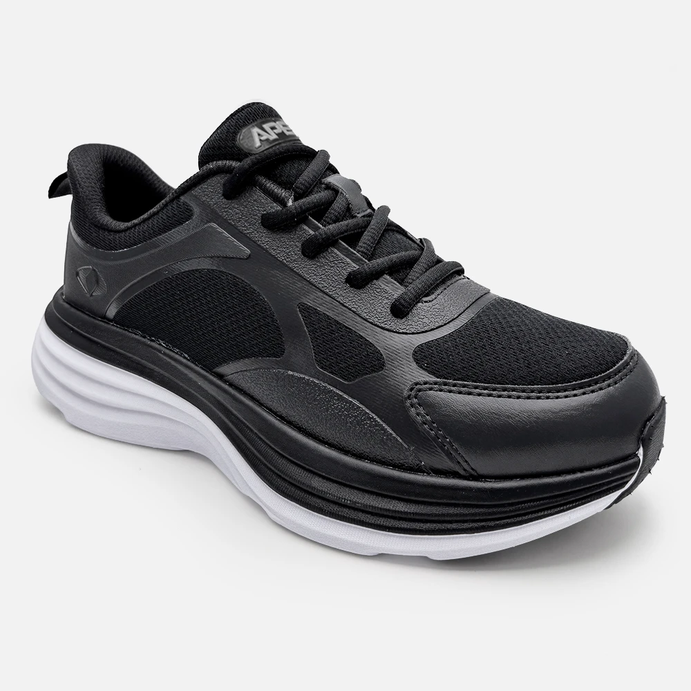 Apex Will Ready2Walk Hands-Free Athletic Shoes - Men's - Black - angled