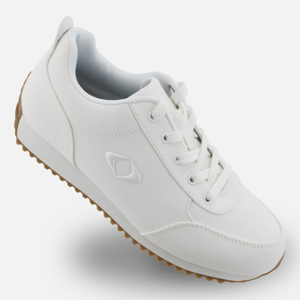 Apex Balmoral Lace-Up Canvas Sneakers - Women's - White - view 4