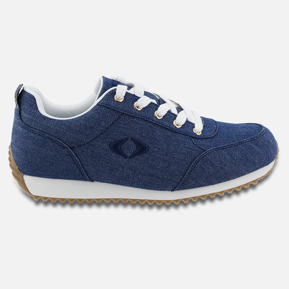 Apex Balmoral Lace-Up Canvas Sneakers - Women's - Navy - view 3