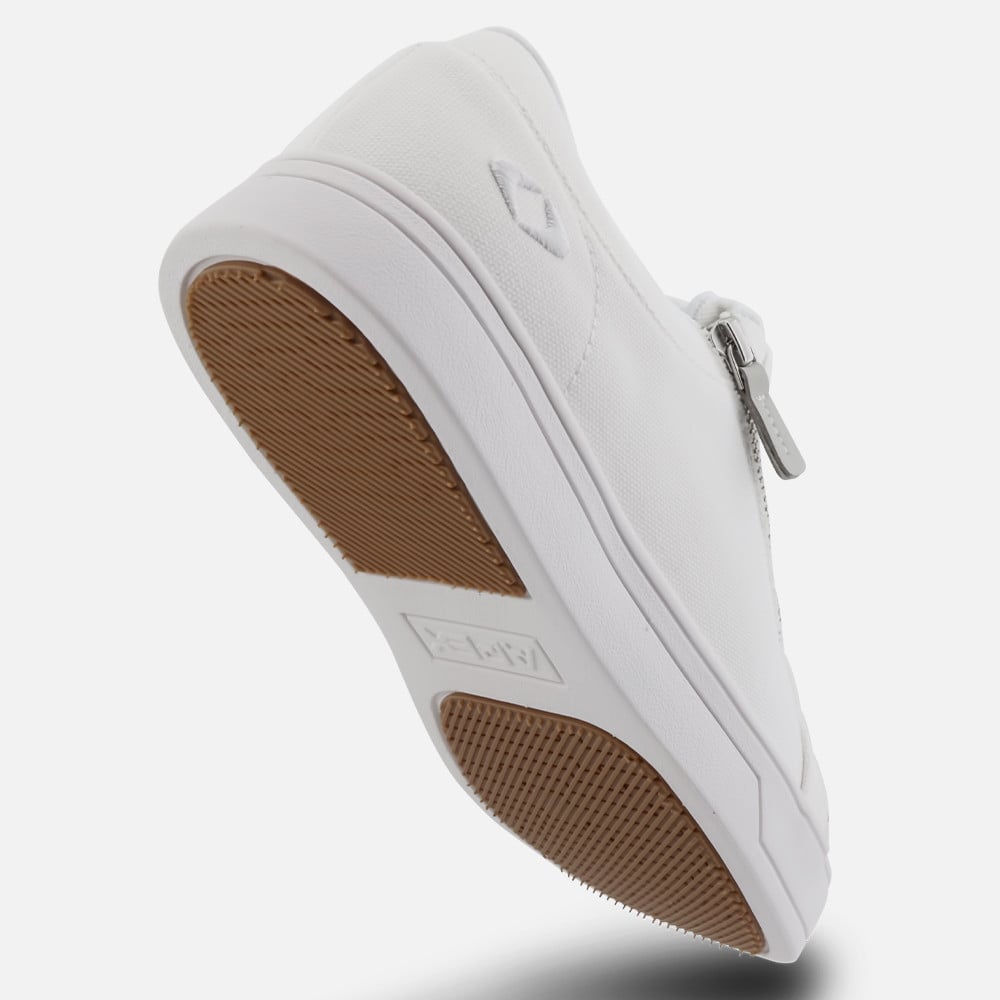 Apex Blutcher Canvas Zip Shoes - Women's - White - view 2