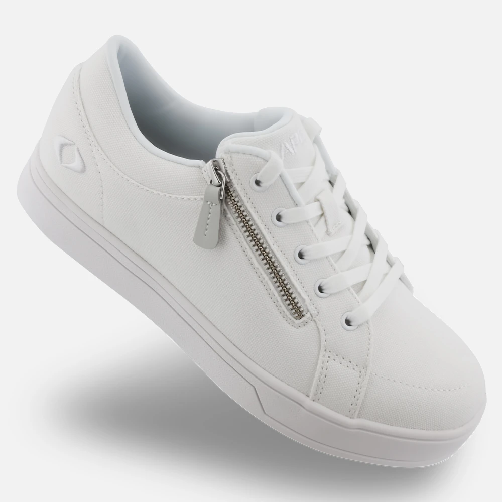 Apex Blutcher Canvas Zip Shoes - Women's - White - view 4