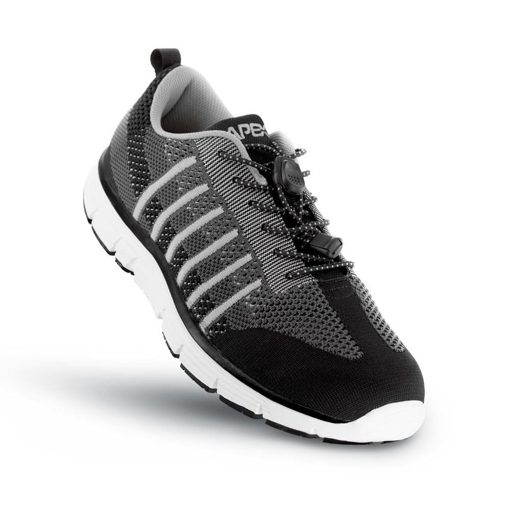 Apex FitLite Knit Lace-Up Shoes - Men's - Black - view 4