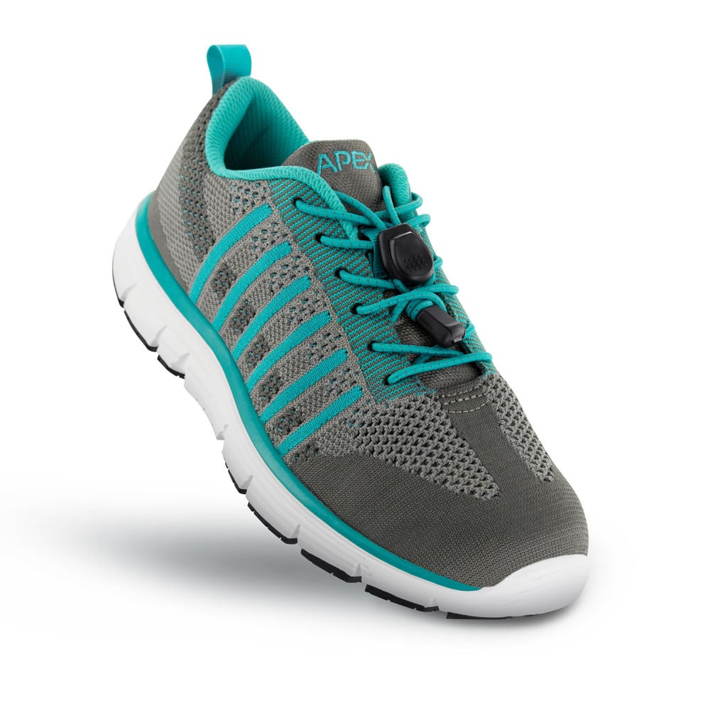 Apex FitLite Knit Lace-Up Shoes - Women's - Grey - view 4