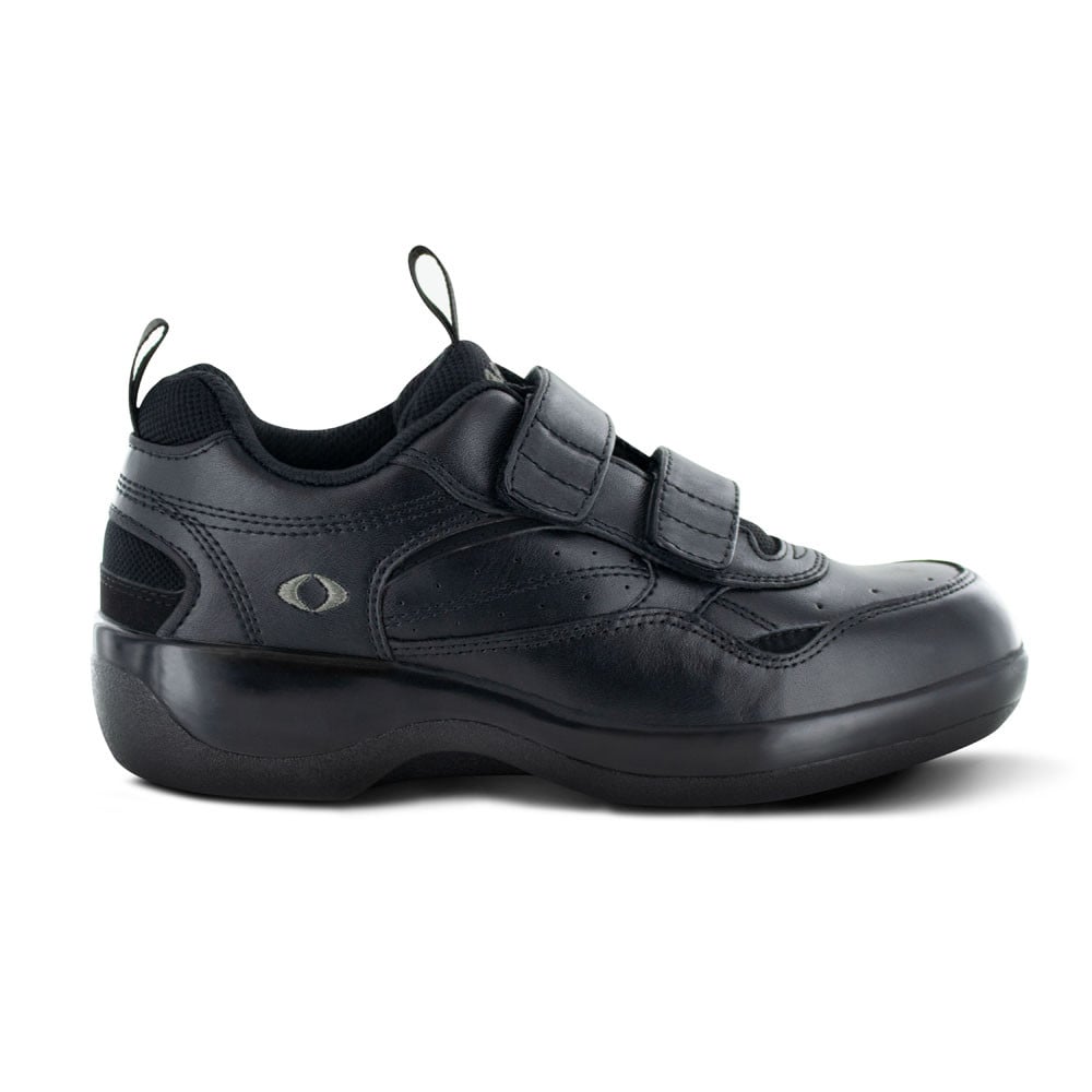 Apex Active Biomechanical Double Strap Walking Shoes - Women's - Black - view 3