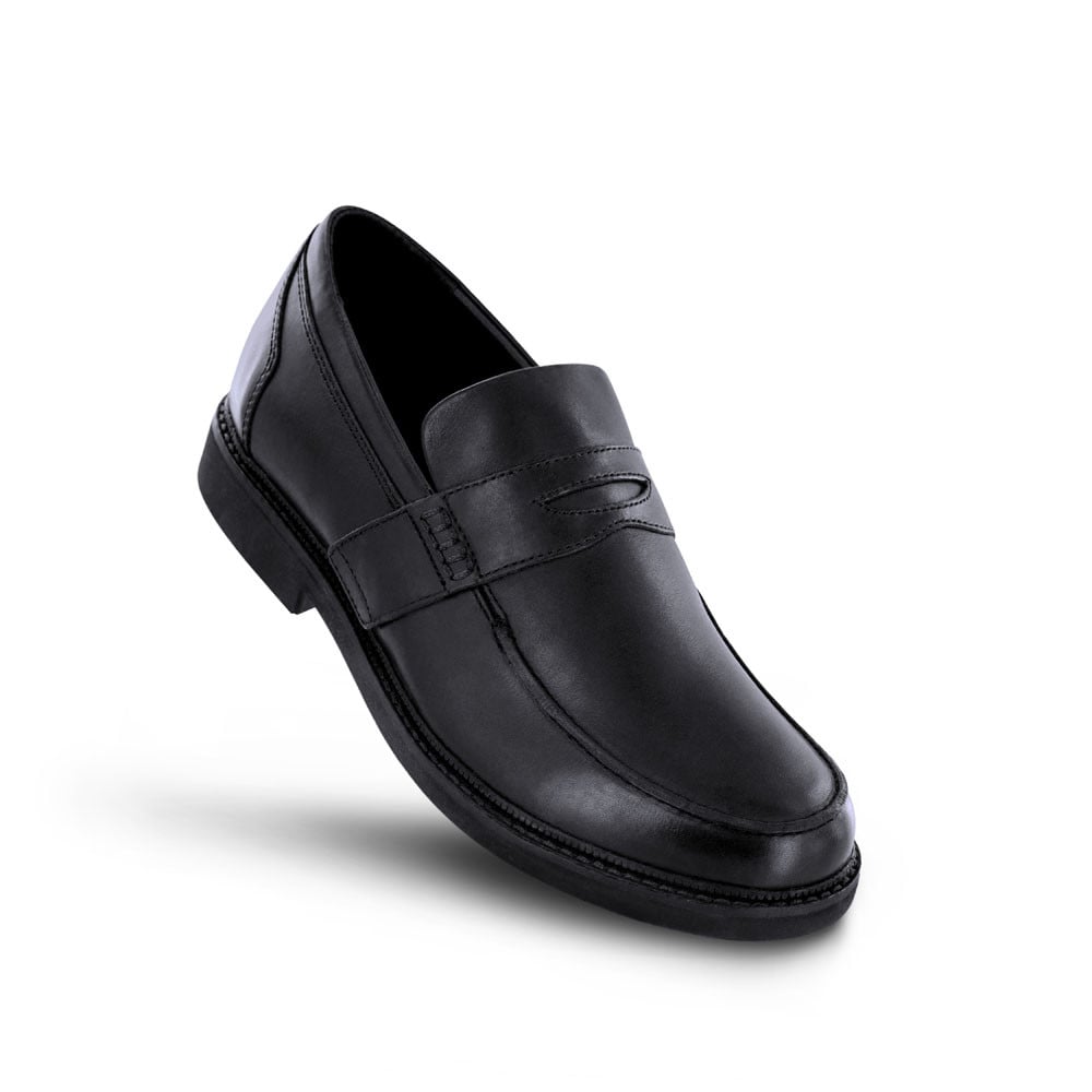 Apex Lexington Penny Loafers - Men's - Black - view 4