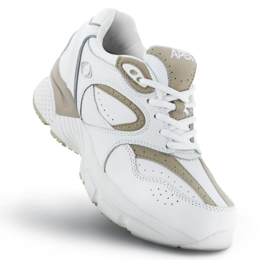 Apex XV Lace-Up Walking Shoes - Men's - White - view 4