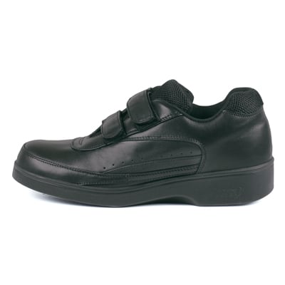 Apex Active Biomechanical Double Strap Walking Shoes - Men's - Black