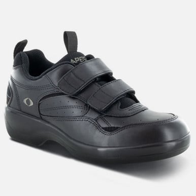 Apex Active Biomechanical Double Strap Walking Shoes - Women's - Black