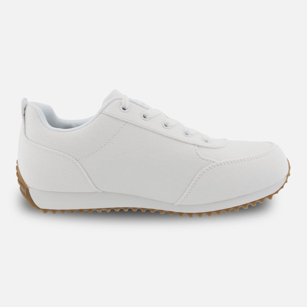 Apex Balmoral Lace-Up Canvas Sneakers - Women's - White - view 5