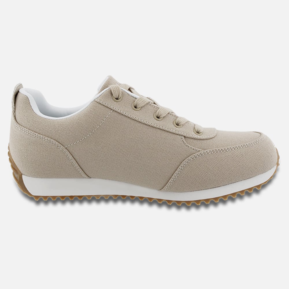 Apex Balmoral Lace-Up Canvas Sneakers - Women's - Tan - view 5