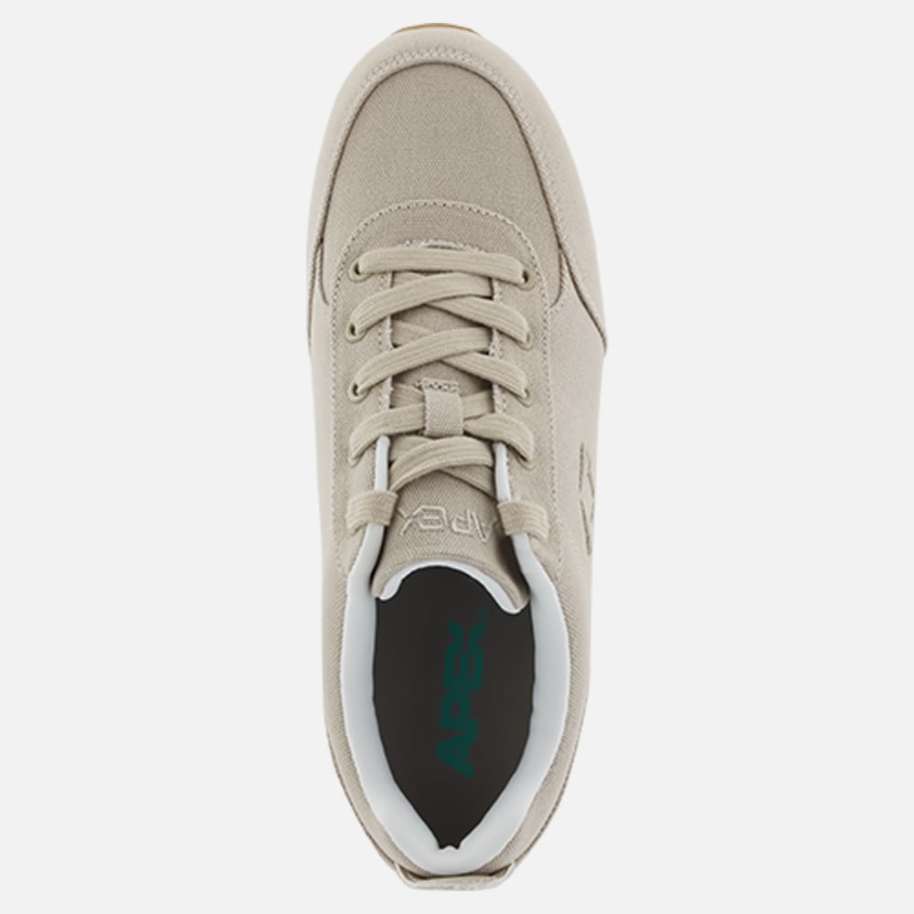 Apex Balmoral Lace-Up Canvas Sneakers - Women's - Tan - view 6