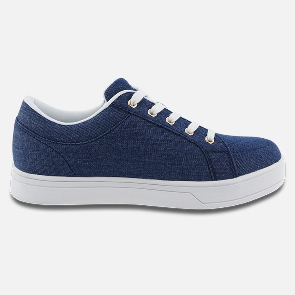 Apex Blutcher Canvas Zip Shoes - Women's - Navy - view 5
