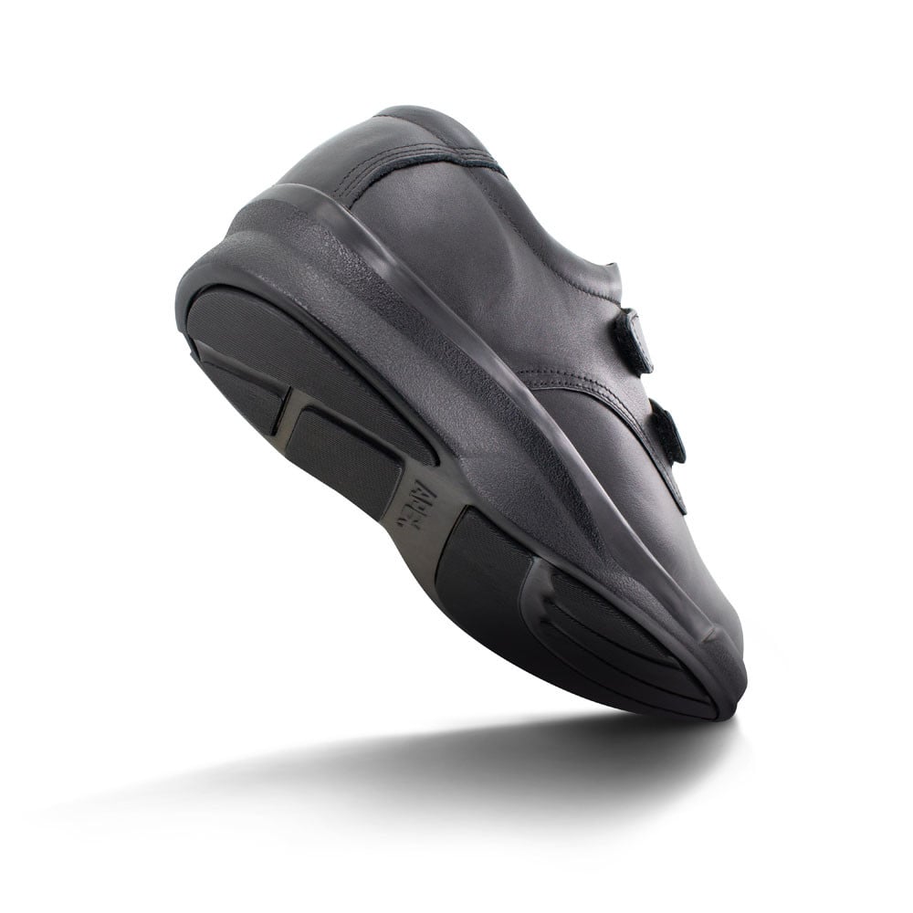Apex Ambulator - Mens - Double Strap - Black Leather - Black - view 2
