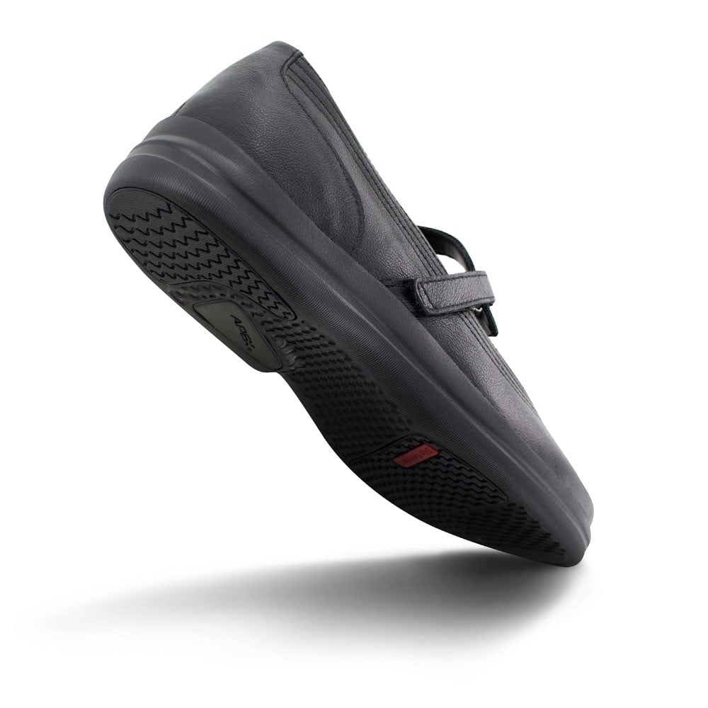 Apex Janice Women's Classic Strap Stretch Comfort Shoe - Black - view 2