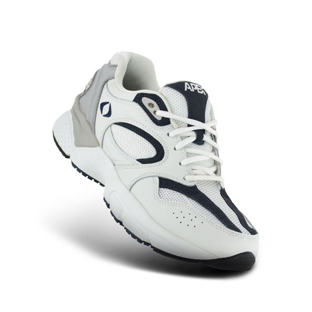 Apex X521 Men's Boss Runner - White/Navy - Blue - view 4