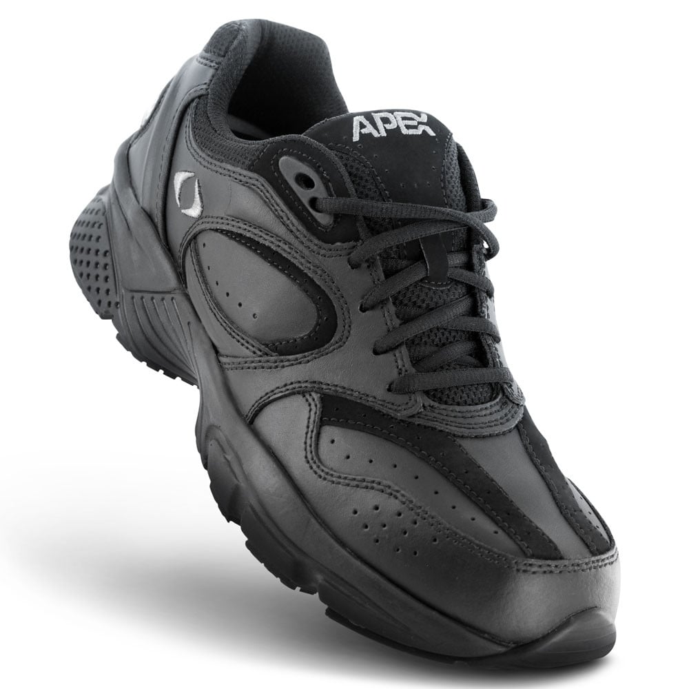 Apex Women's Lace Walking Shoes - X Last - Black - view 4