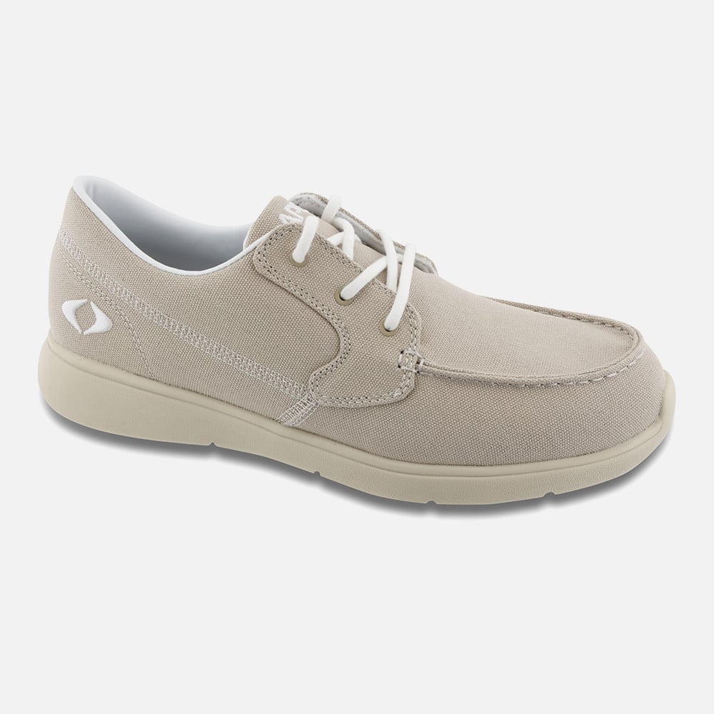 Apex Moc Toe Canvas Loafers - Men's - Tan - view 1