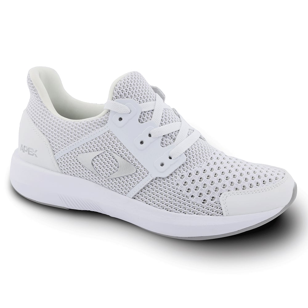 Apex Performance Knit Athletic Sneakers - Men's - White
