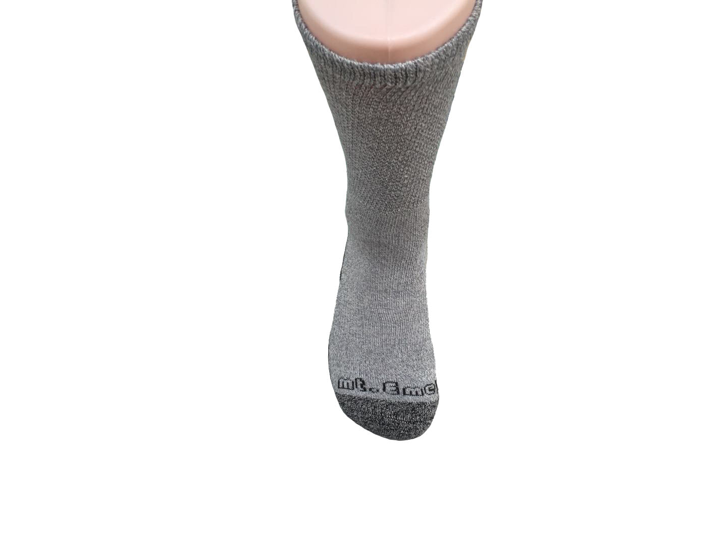 Mt. Emey Diabetic Socks - Gray - Crew - manufacturer photo 1 (six-pair offer)
