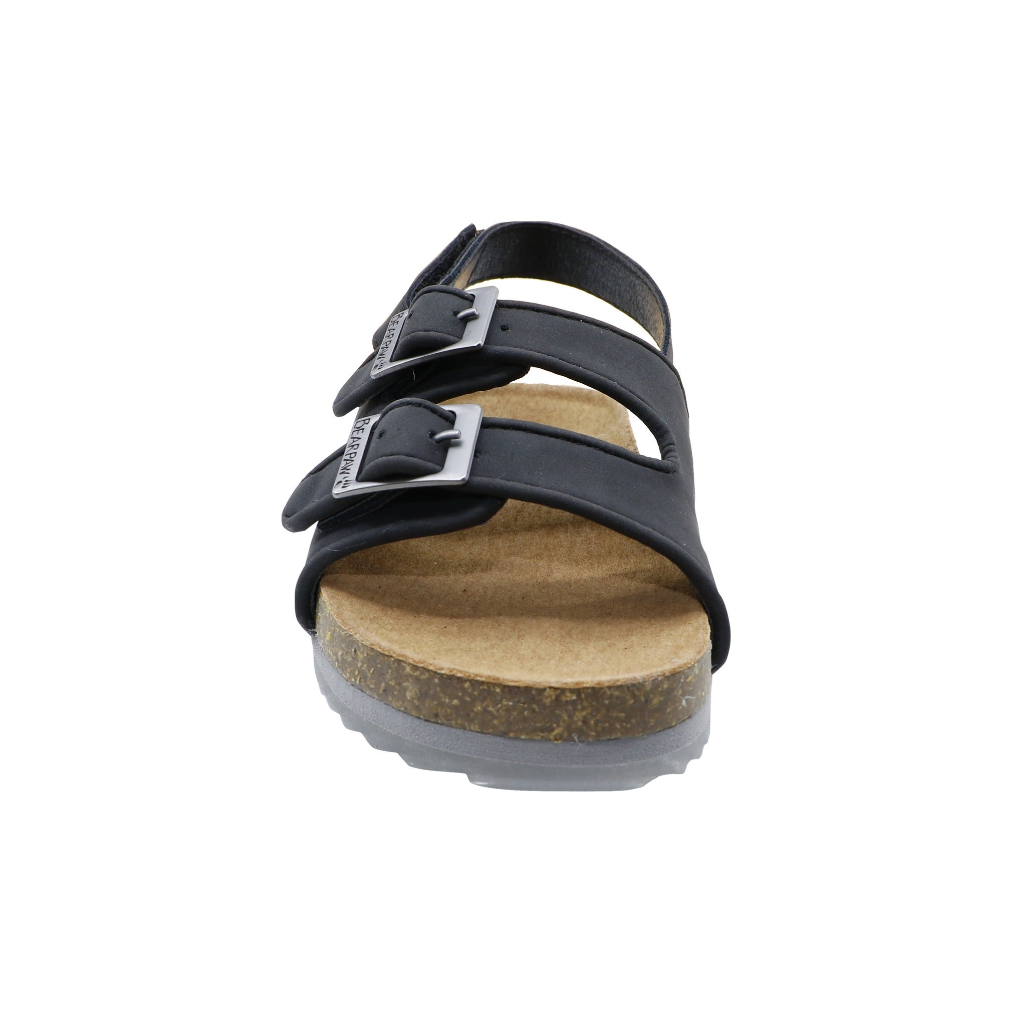 Bearpaw Brooklyn Toddler Toddler Knitted Textile Sandals - 1768T Bearpaw- 011 - Black - View