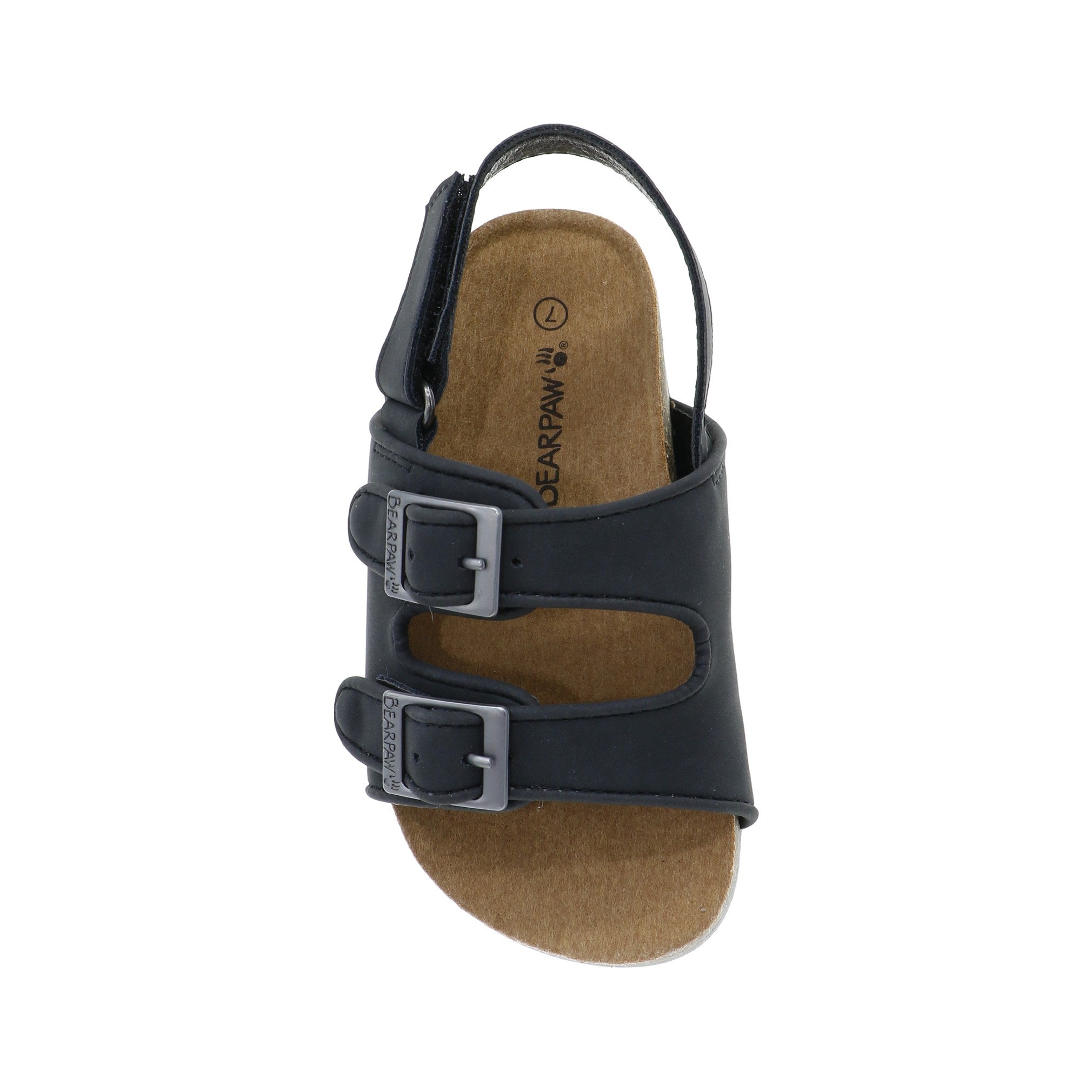 Bearpaw Brooklyn Toddler Toddler Knitted Textile Sandals - 1768T Bearpaw- 011 - Black - View