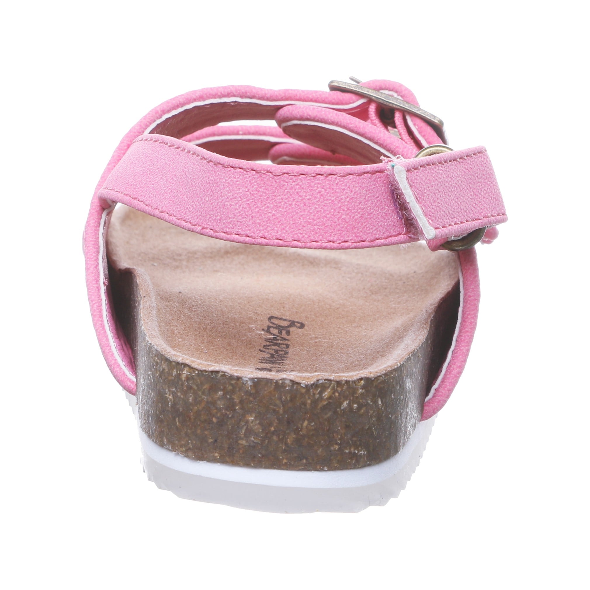 Bearpaw Brooklyn Toddler Toddler Knitted Textile Sandals - 1768T Bearpaw- 639 - Candy Pink - View