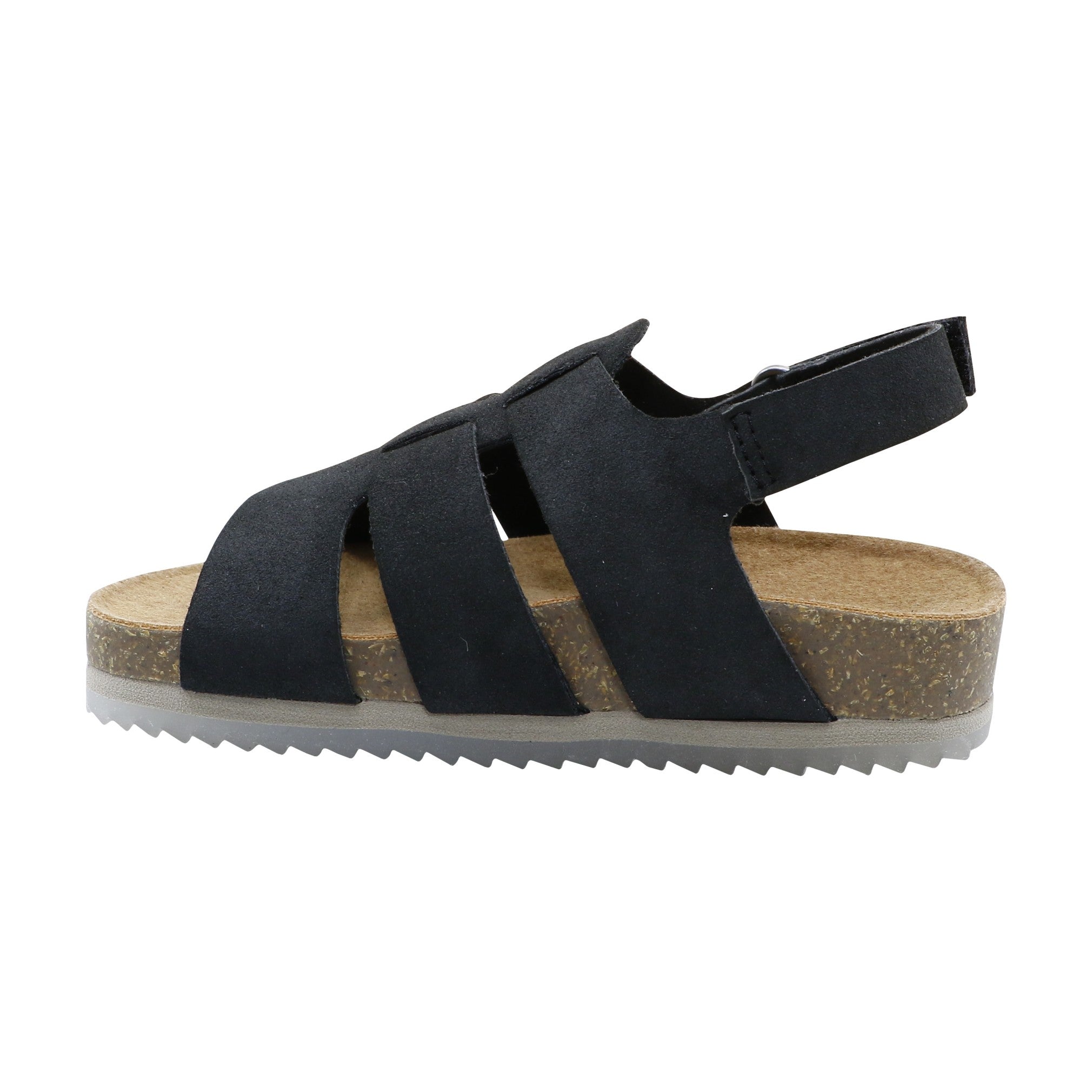 Bearpaw Zaidee Toddler Toddler Knitted Textile Sandals - 2462T Bearpaw- 011 - Black - View