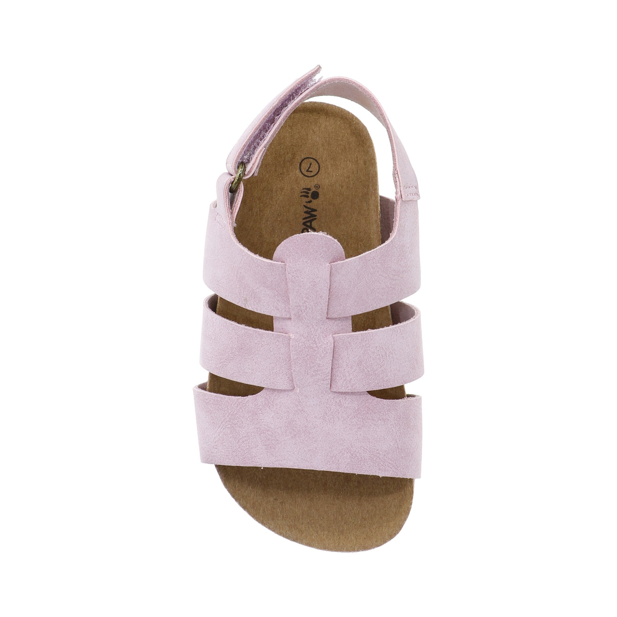Bearpaw Zaidee Toddler Toddler Knitted Textile Sandals - 2462T Bearpaw- 652 - Pink - View