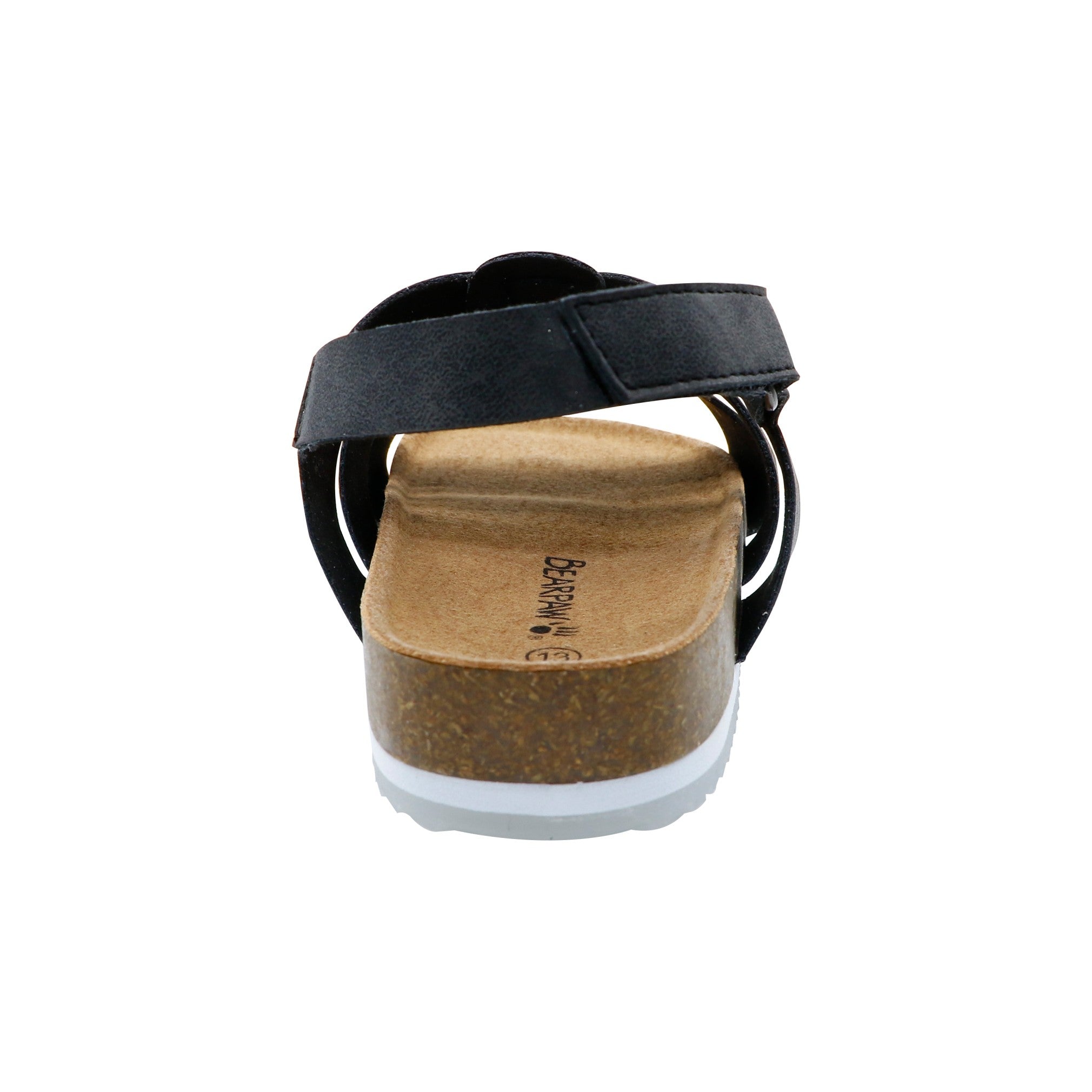 Bearpaw Zaidee Kid's Knitted Textile Sandals - 2462Y Bearpaw- 011 - Black - View