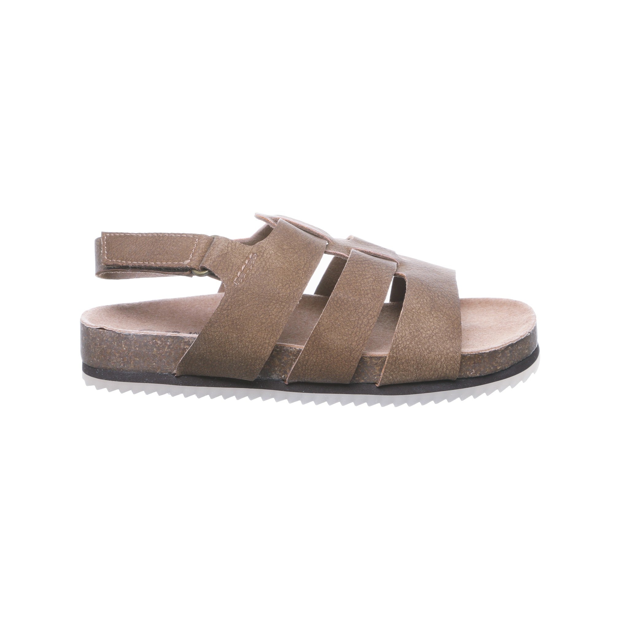 Bearpaw Zaidee Kid's Knitted Textile Sandals - 2462Y Bearpaw- 220 - Hickory - Side View