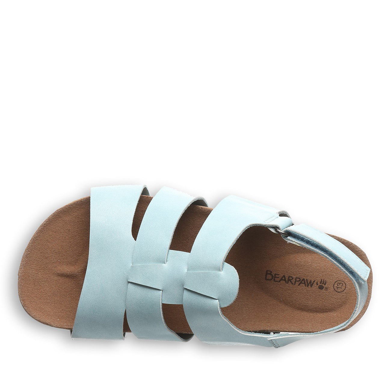 Bearpaw Zaidee Kid's Knitted Textile Sandals - 2462Y Bearpaw- 300 - Light Blue - View