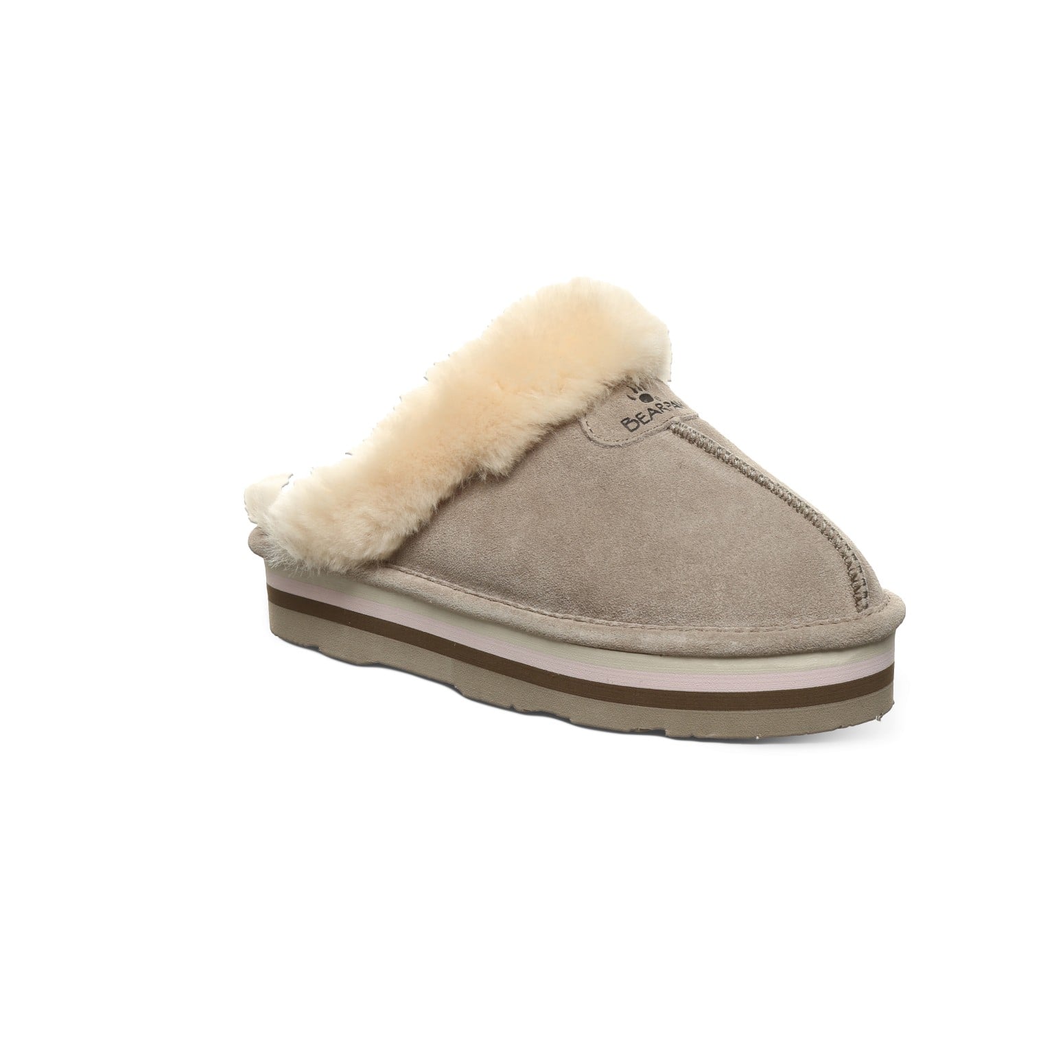 Bearpaw Retro Loki Women's Platform Slipper Bearpaw- 279 - Tan Leopard - Profile View