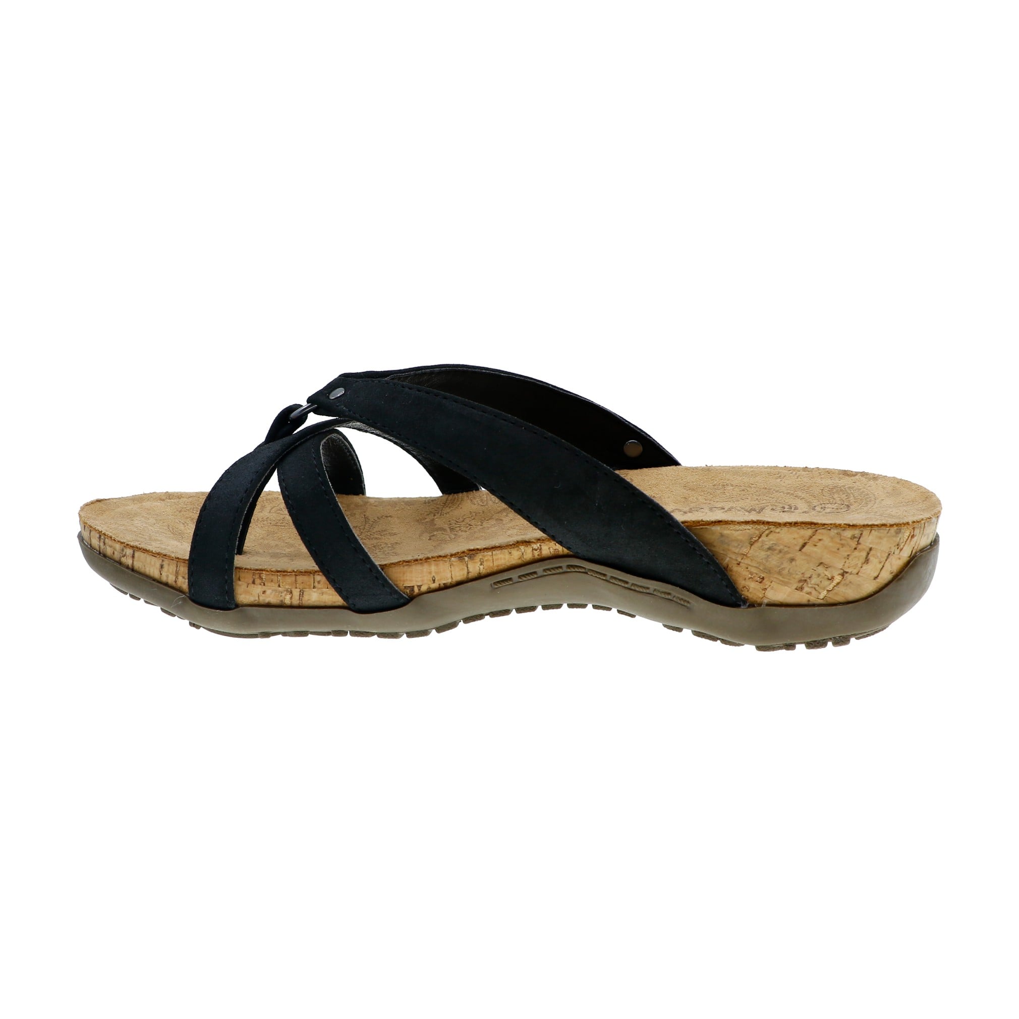 Bearpaw Fawn Women's Knitted Textile Sandals - 2609W Bearpaw- 011 - Black - View