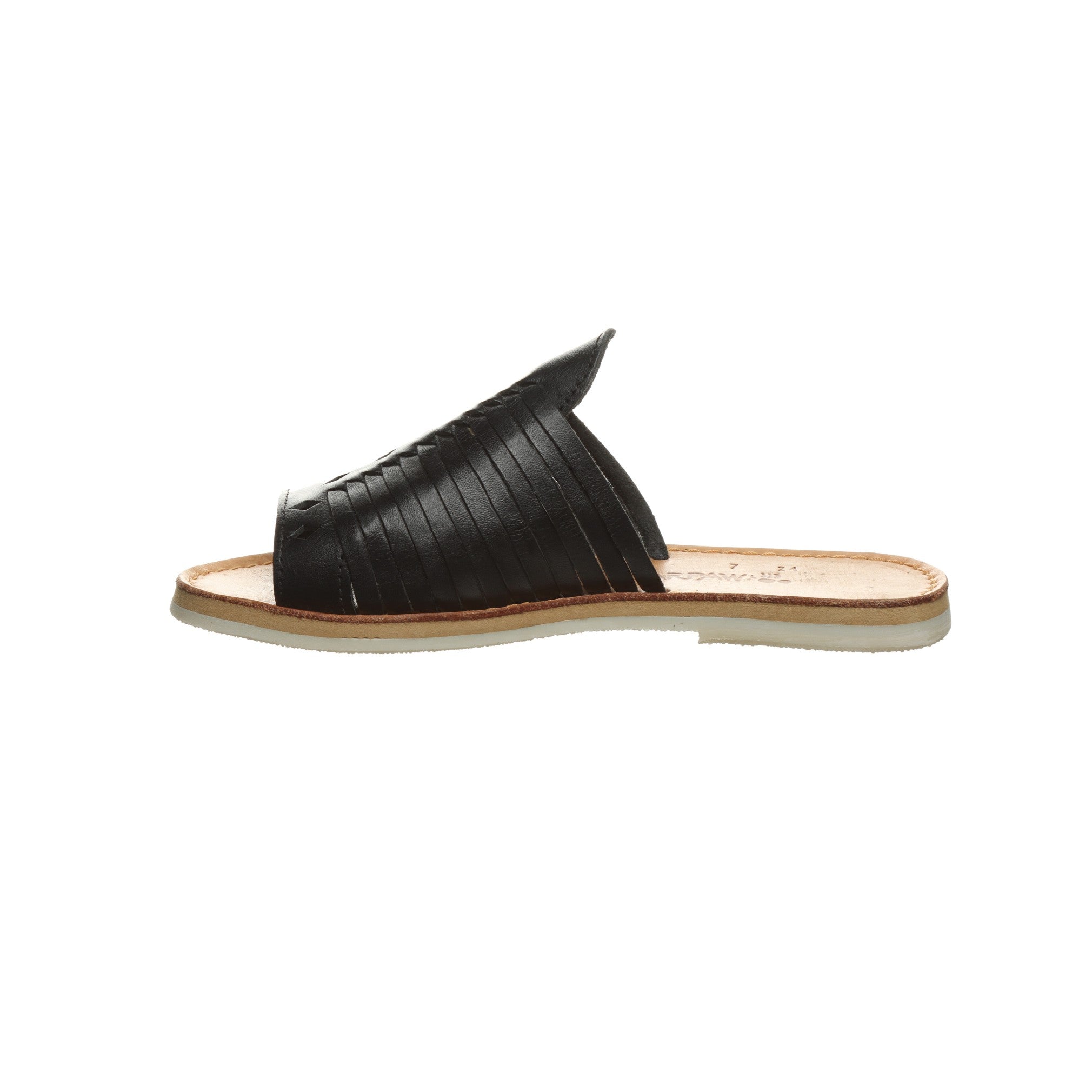 Bearpaw Rosa Women's Leather Sandals - 2658W Bearpaw- 011 - Black - Side View