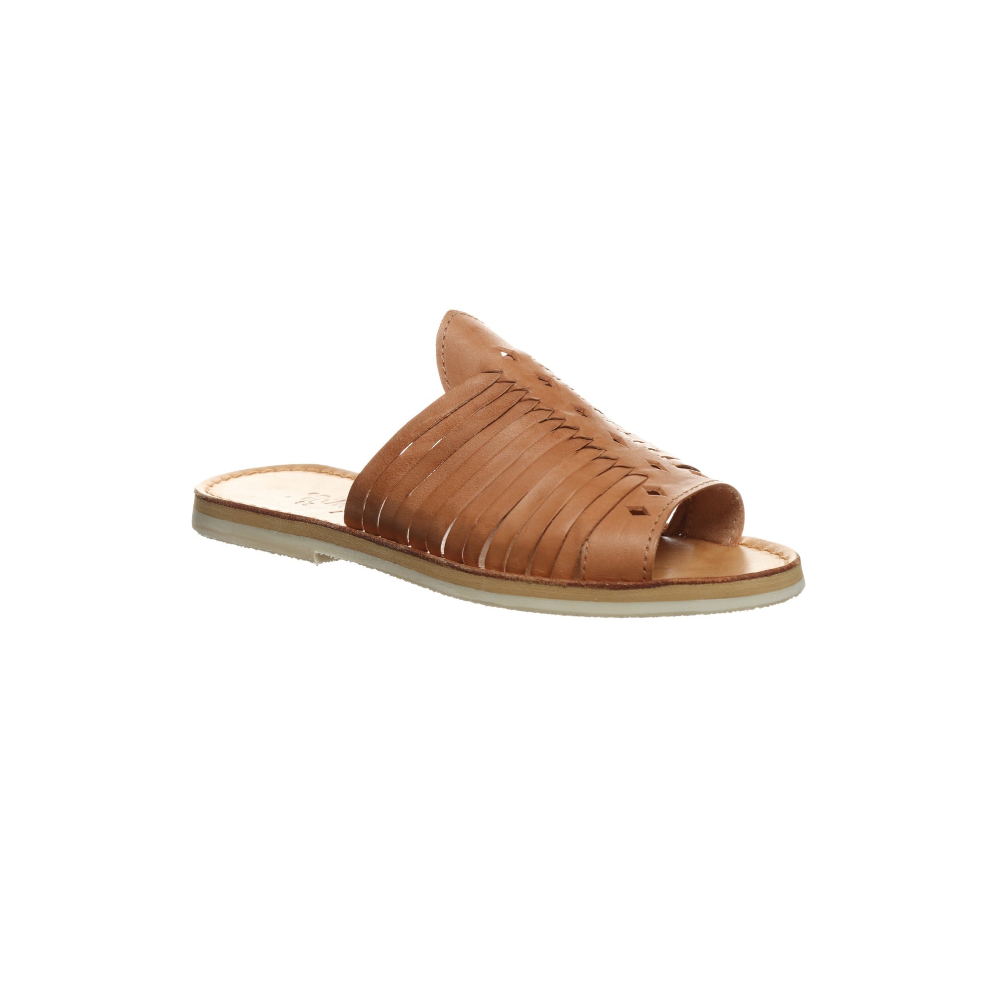 Bearpaw Rosa Women's Leather Sandals - 2658W Bearpaw- 262 - Luggage - Profile View