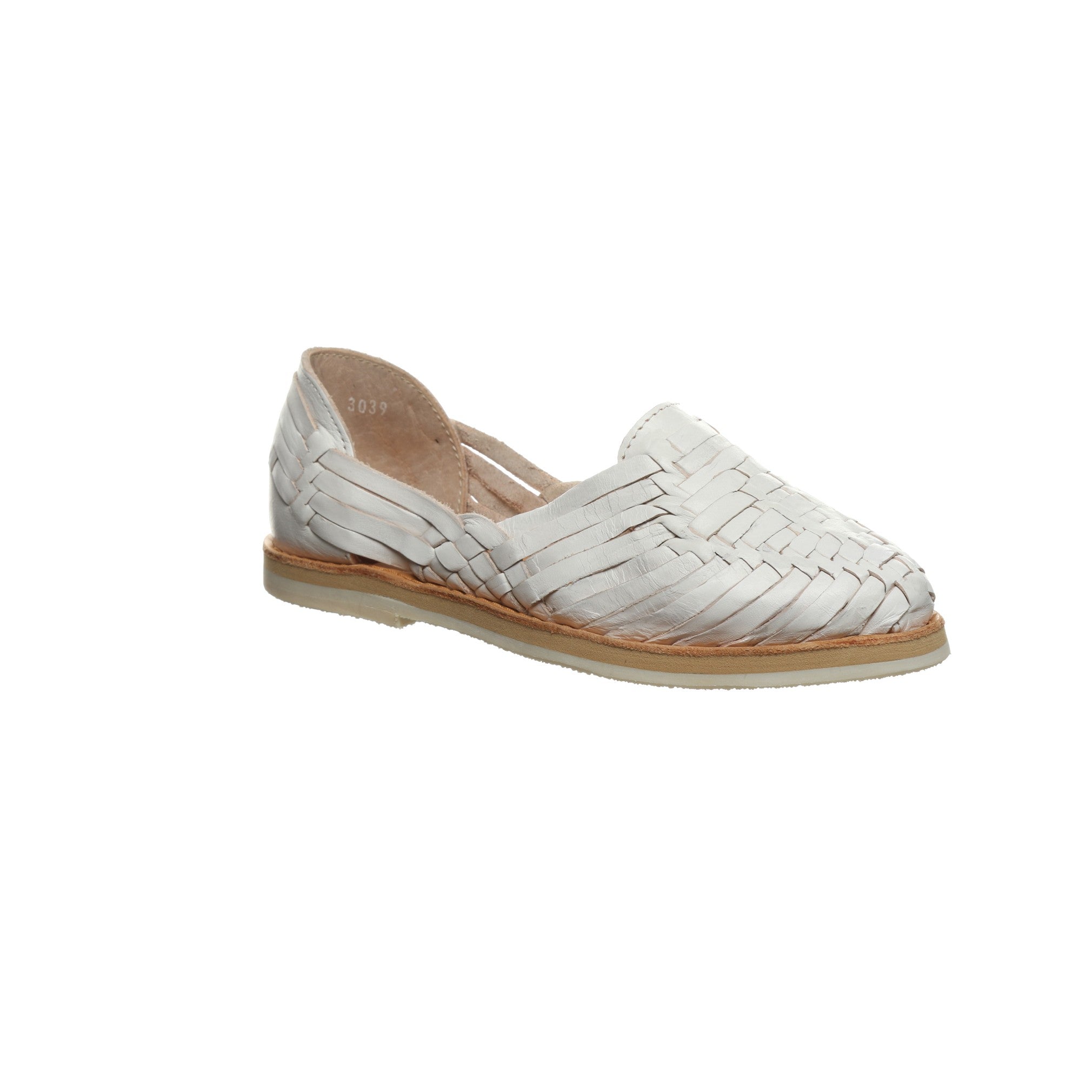 Bearpaw Silvia Women's Leather Sandals - 2659W Bearpaw- 010 - White - Profile View
