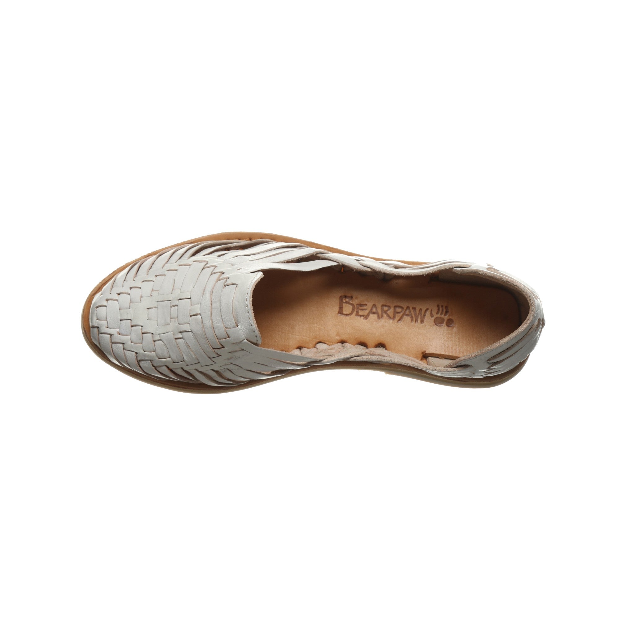 Bearpaw Silvia Women's Leather Sandals - 2659W Bearpaw- 010 - White - View