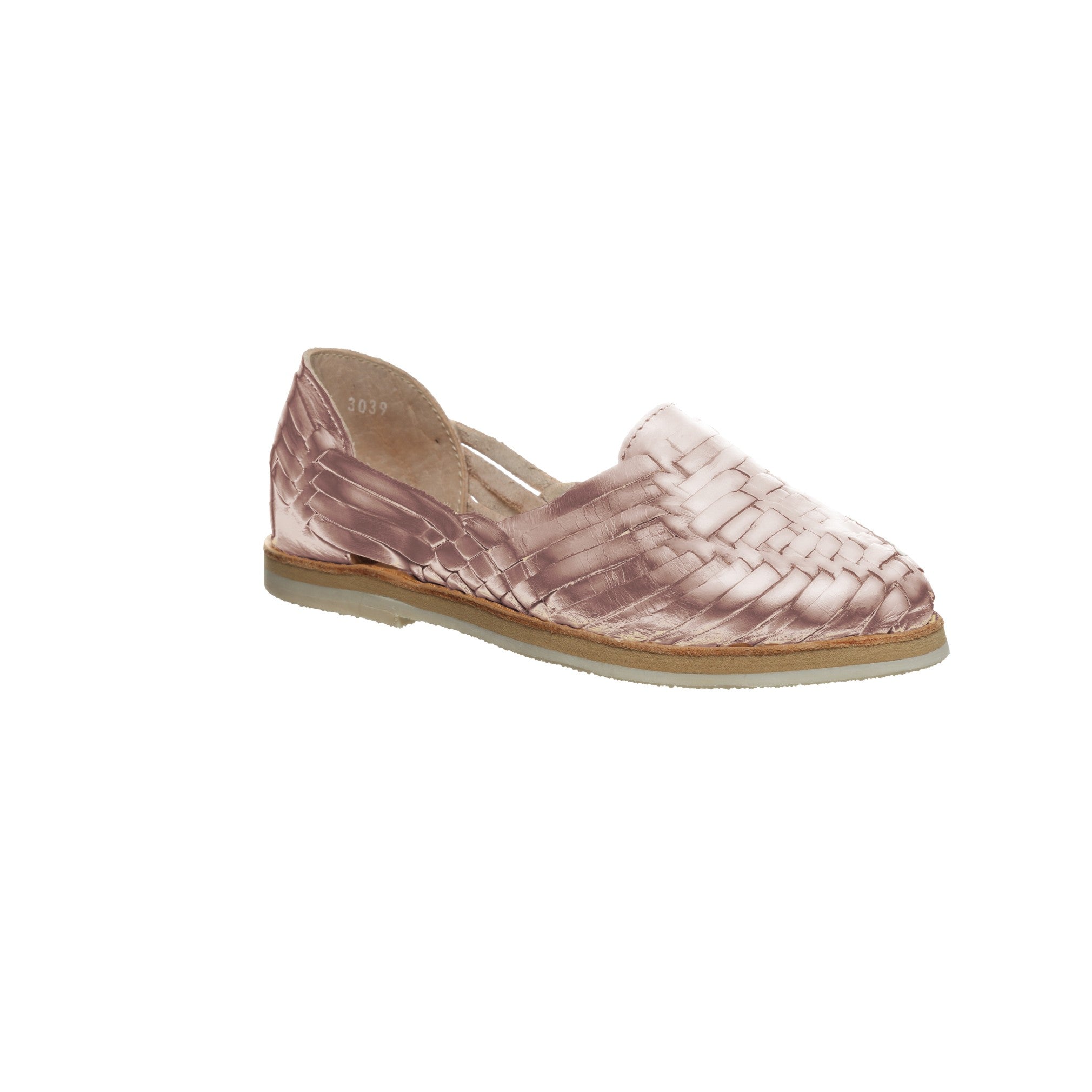 Bearpaw Silvia Women's Leather Sandals - 2659W Bearpaw- 092 - Rose Gold - Profile View