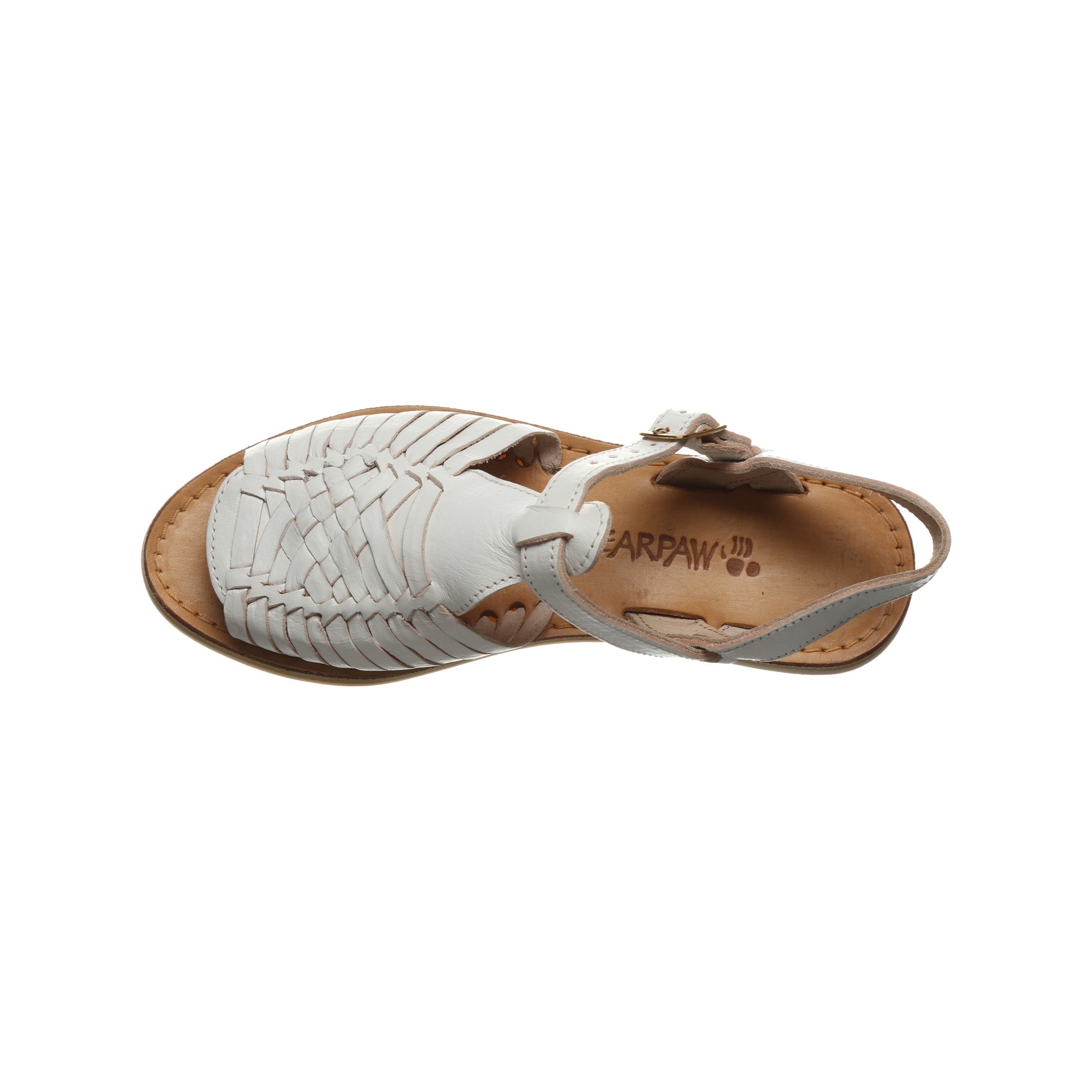 Bearpaw Gloria Women's Leather Sandals - 2661W Bearpaw- 010 - White - View