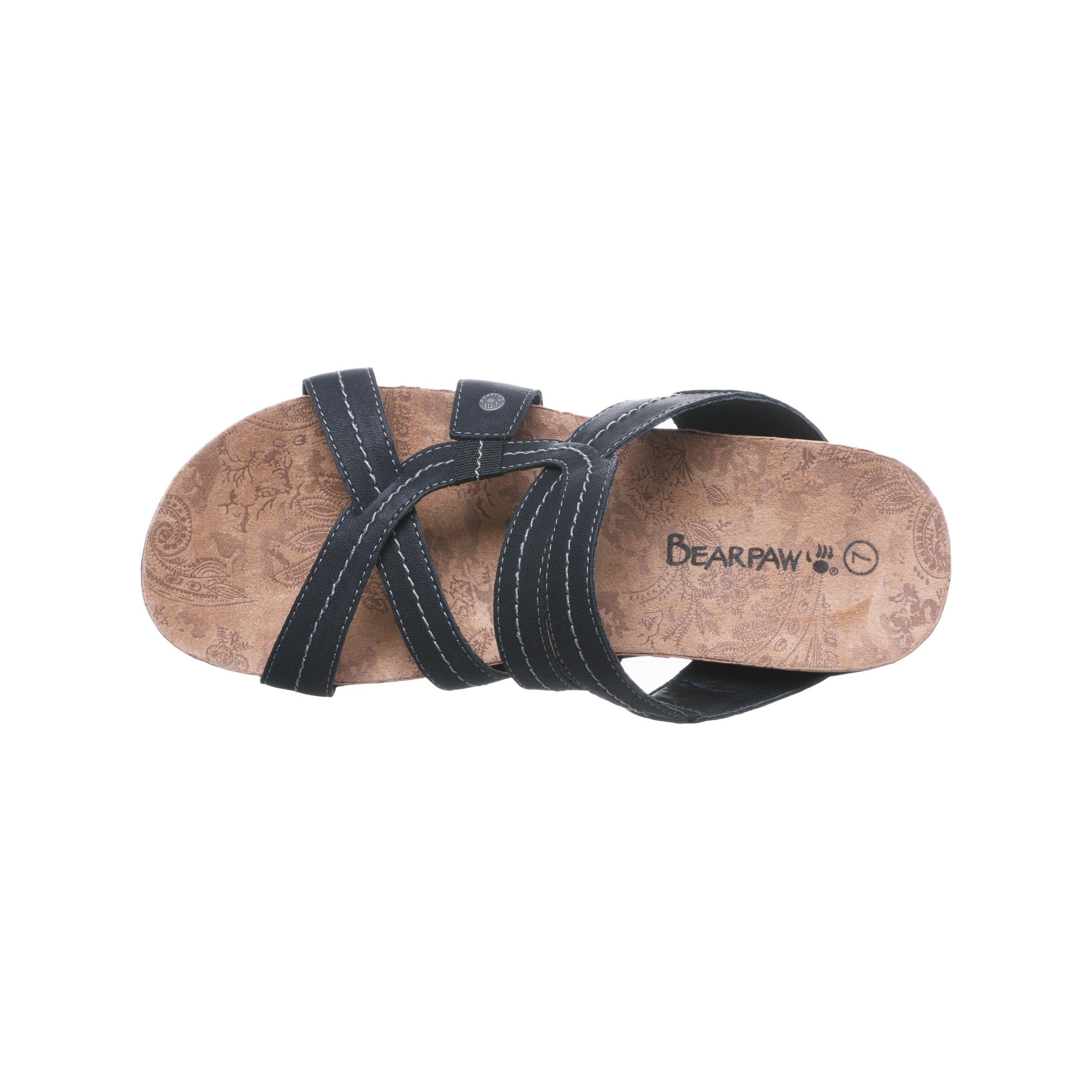 Bearpaw Kai Ii Women's Knitted Textile Sandals - 2666W Bearpaw- 011 - Black - View