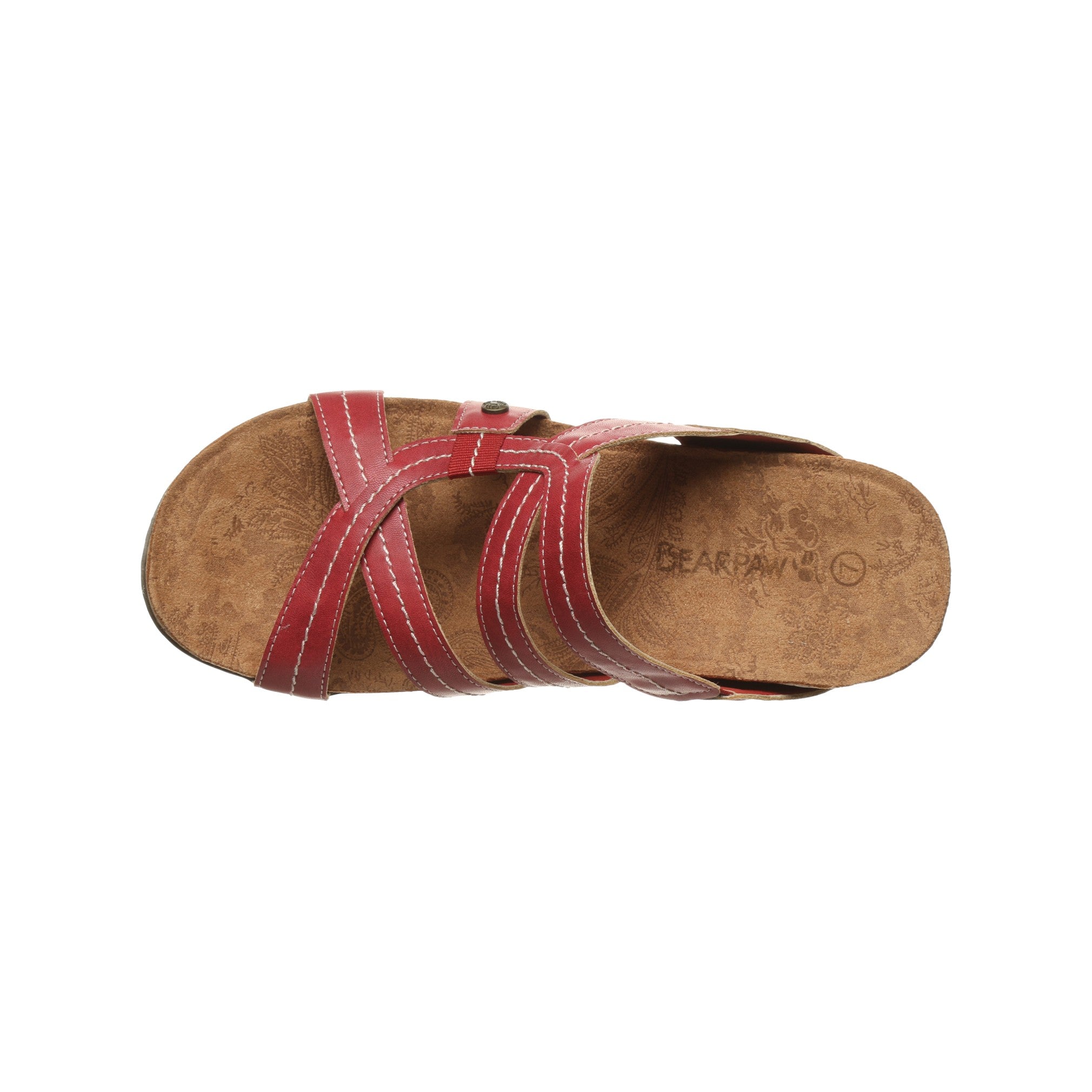 Bearpaw Kai Ii Women's Knitted Textile Sandals - 2666W Bearpaw- 614 - Red - View