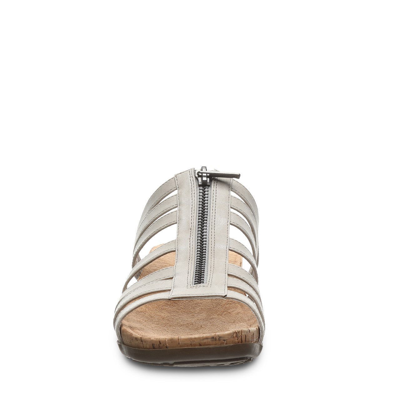 Bearpaw Sabrina Women's Faux Leather Upper Sandals - 2897W Bearpaw- 019 - Silver - View