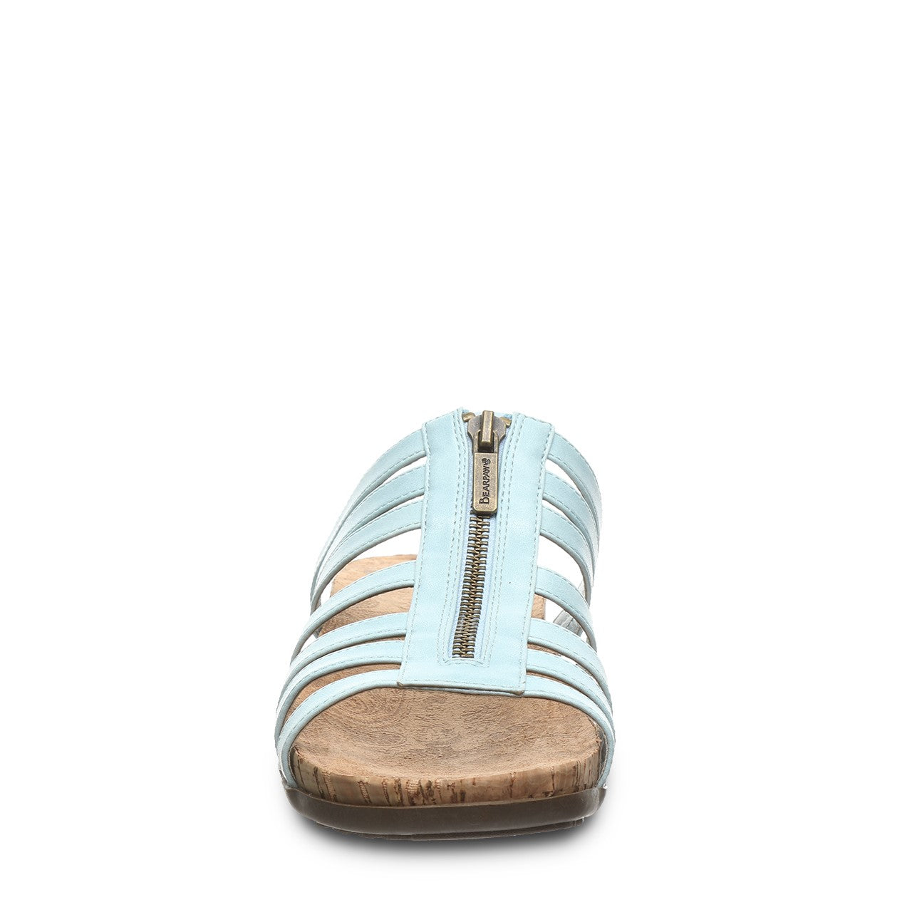 Bearpaw Sabrina Women's Faux Leather Upper Sandals - 2897W Bearpaw- 300 - Light Blue - View