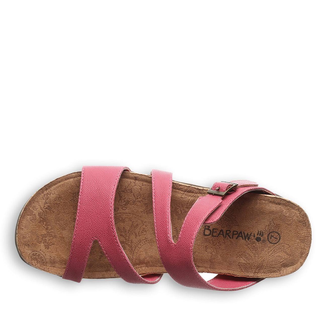 Bearpaw Teresa Women's Faux Leather Upper Sandals - 2898W Bearpaw- 652 - Pink - View