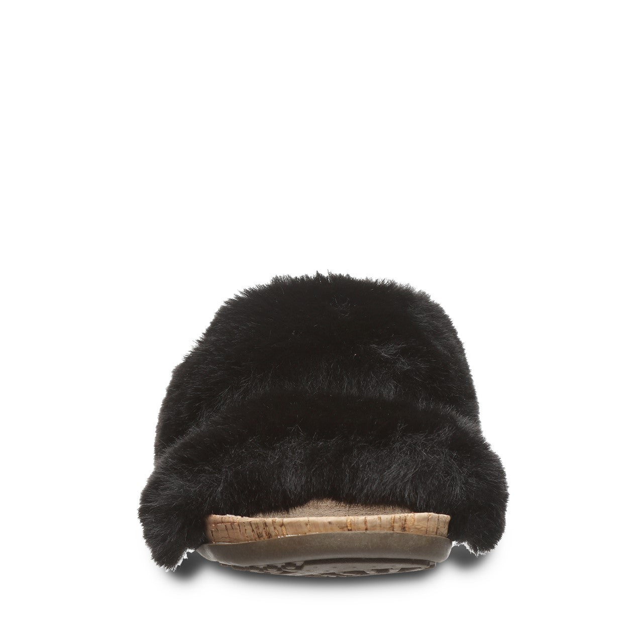 Bearpaw Analia Women's Faux Fur Upper Sandals - 2900W Bearpaw- 011 - Black - View