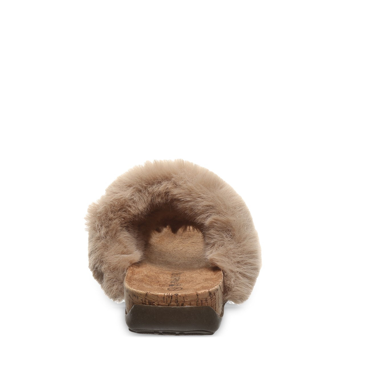 Bearpaw Analia Women's Faux Fur Upper Sandals - 2900W Bearpaw- 214 - Brown - View