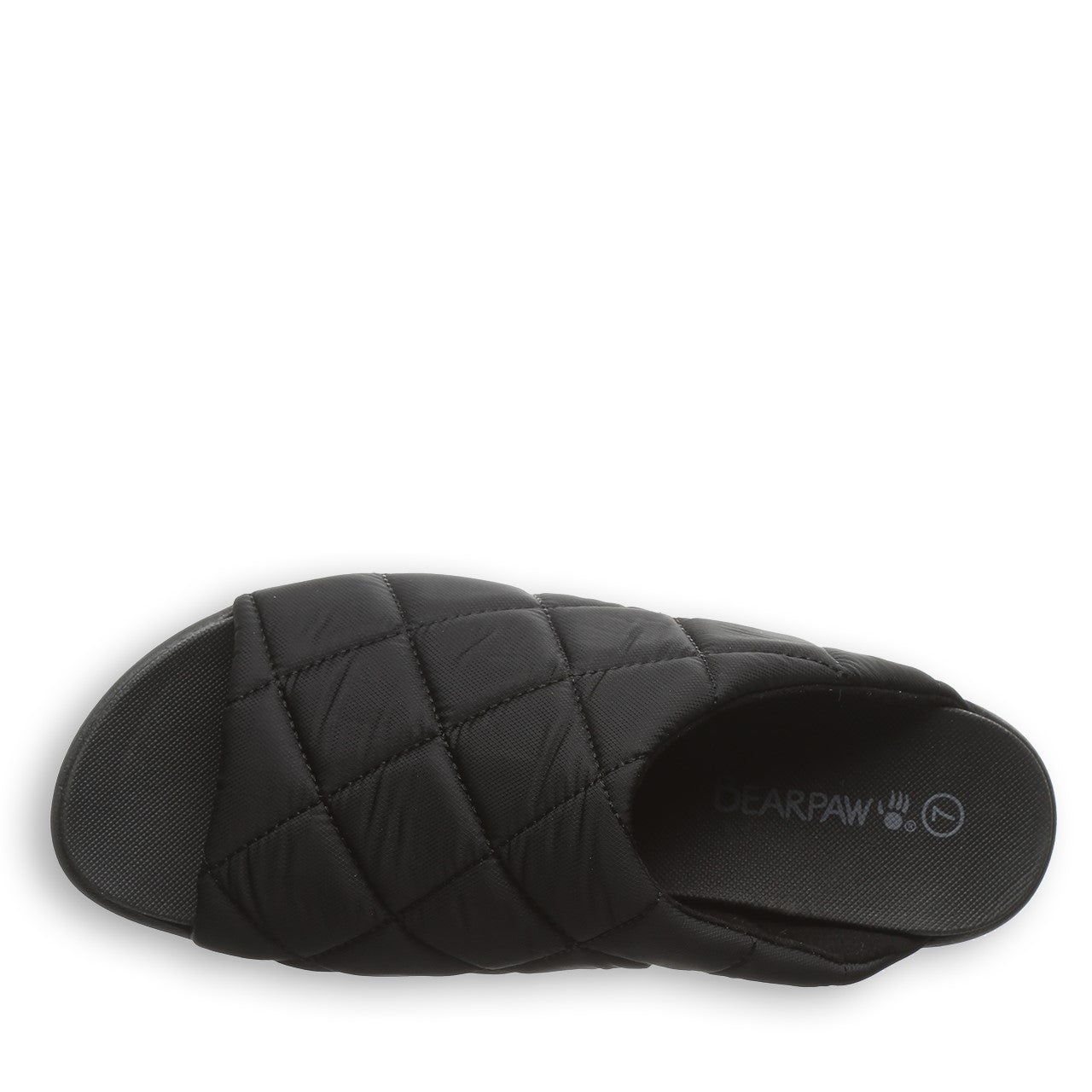 Bearpaw Audrey Women's Quilted Nylon Uppe Sandals - 2902W Bearpaw- 011 - Black - View