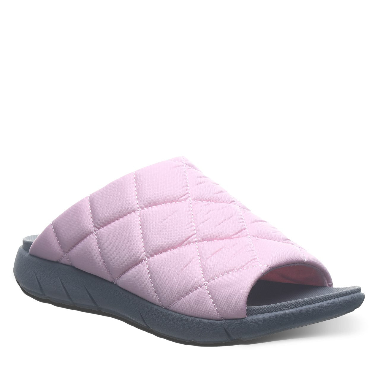 Bearpaw Audrey Women's Quilted Nylon Uppe Sandals - 2902W Bearpaw- 635 - Pale Pink - Profile View