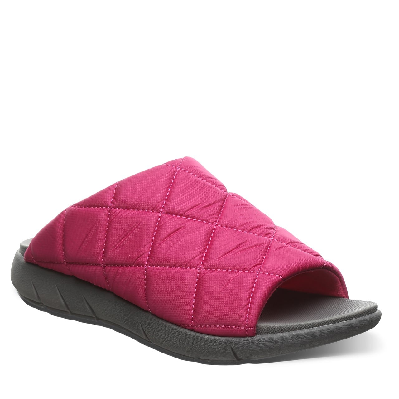 Bearpaw Audrey Women's Quilted Nylon Upper Sandals - 2902W in Magenta